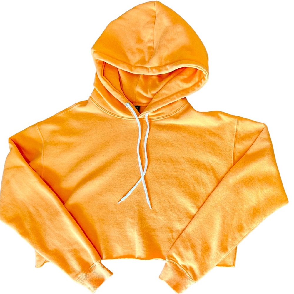 Women's Wild Fable Orange Cropped Hoodie Size M